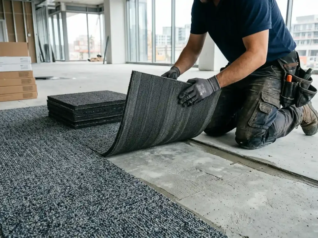 Carpet Tile Installation