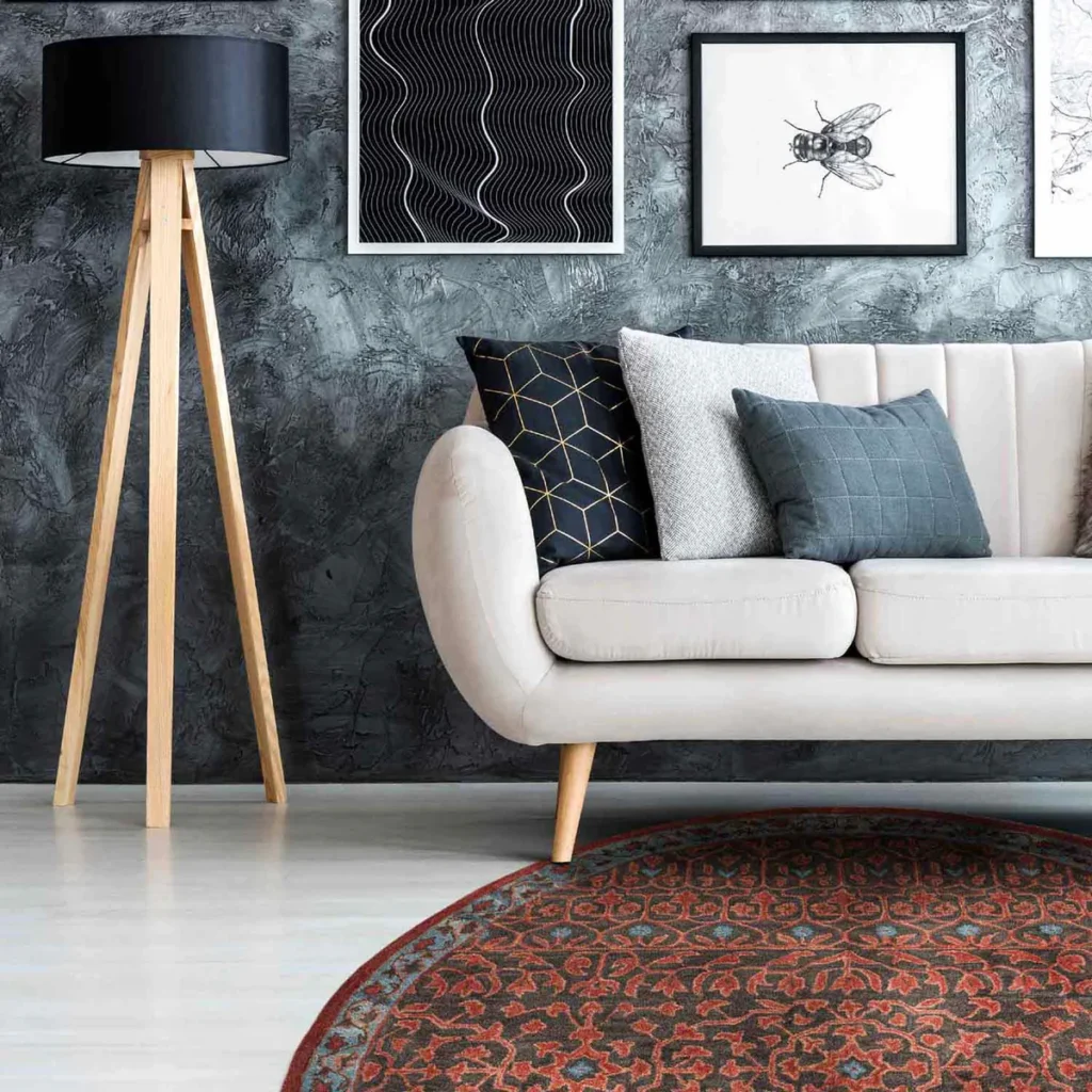 Sarah Hand Tufted Woollen Round