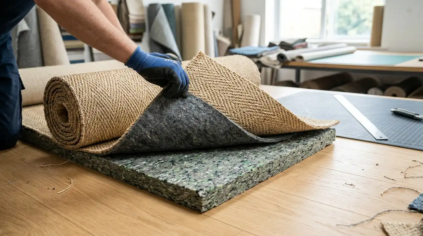 Custom Backing for Sisal Carpet