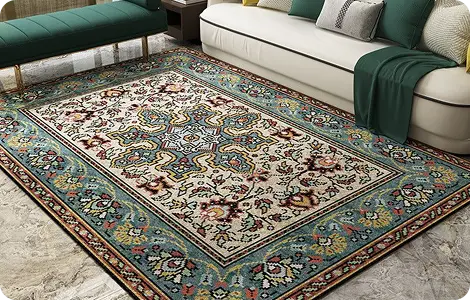 Green Persian Carpet