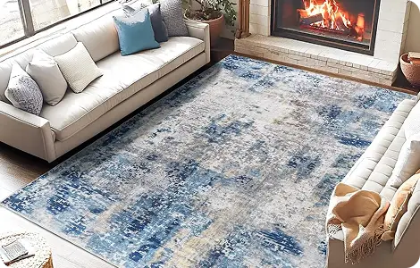 Iranian Blue Persian Rug