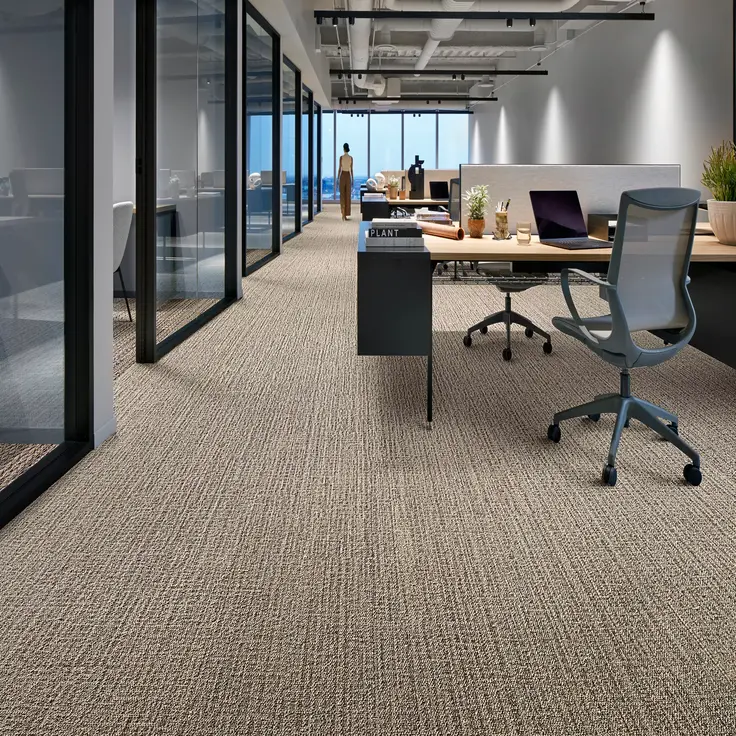 Wall to Wall Carpet installed in Office