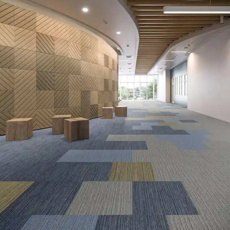 Carpet Tiles Installed in a Luxurious Dubai Space