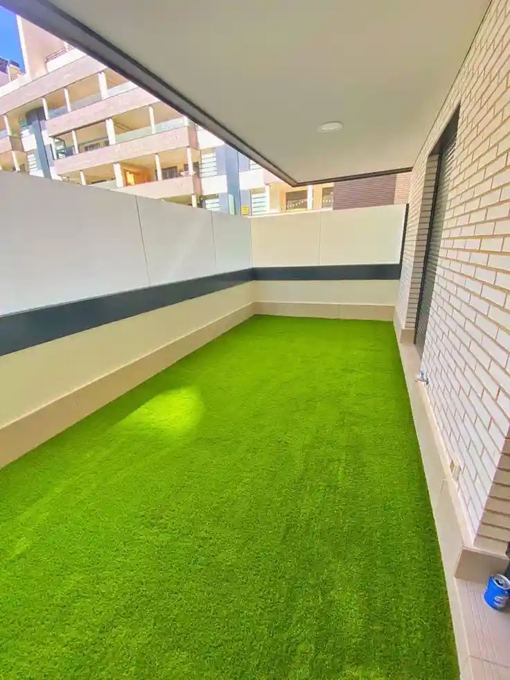 Premium Grass Carpet Installed by Dubai Office Carpets Team
