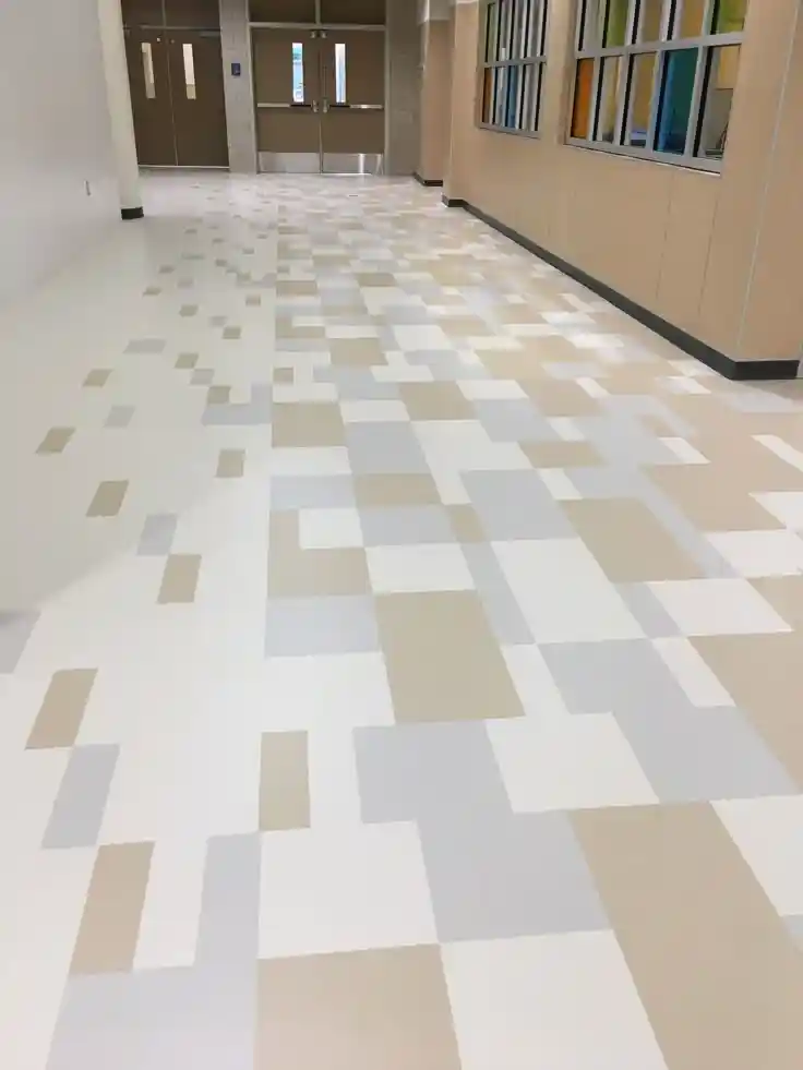 Premium Carpet Tiles Installed in a School at Shaikh Zayed Road