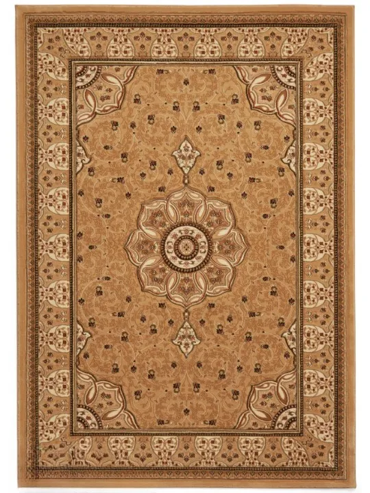 Nerima Beige Wool Rug