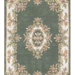 Royal Green Wool Persian Rug