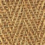 Herringbone natural fibre carpet