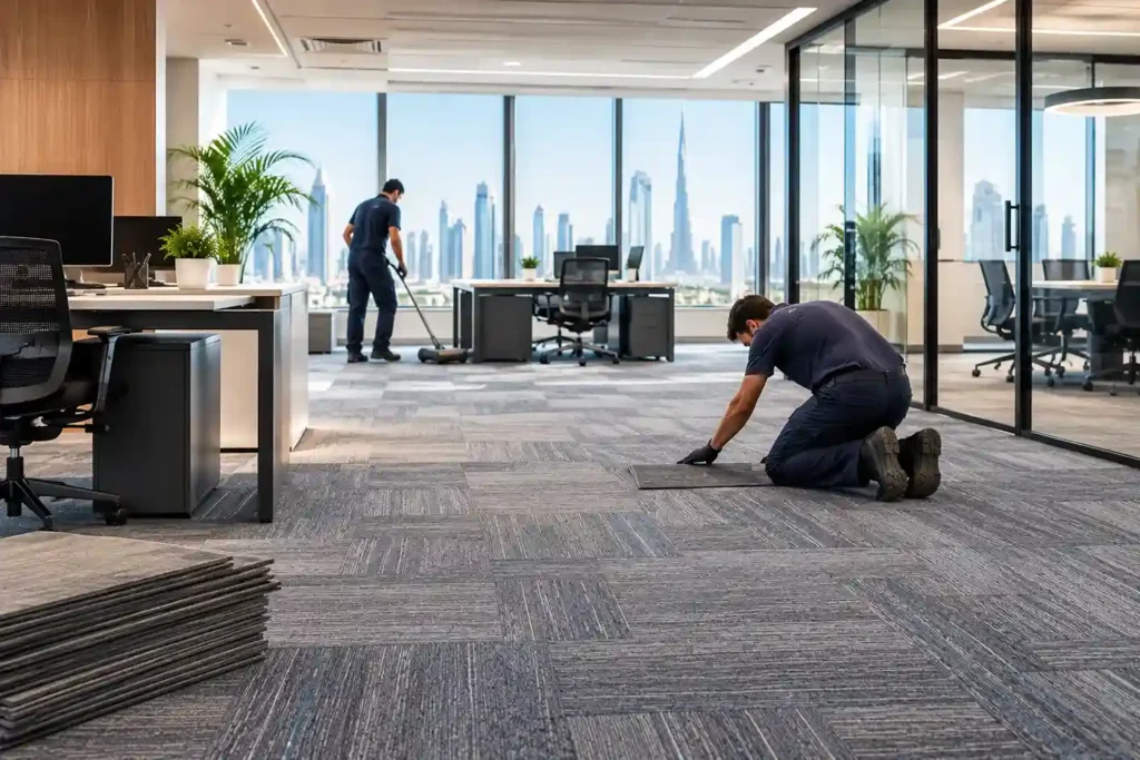 Why Professional Office Carpet Installation Matters for Businesses in Dubai