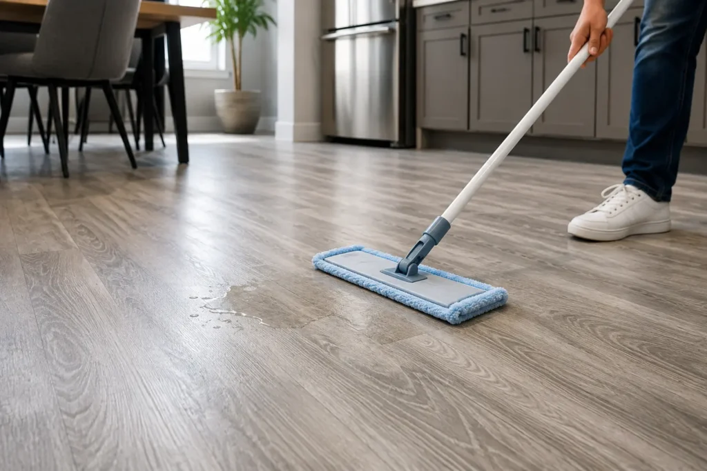 Easy to Clean Vinyl Flooring