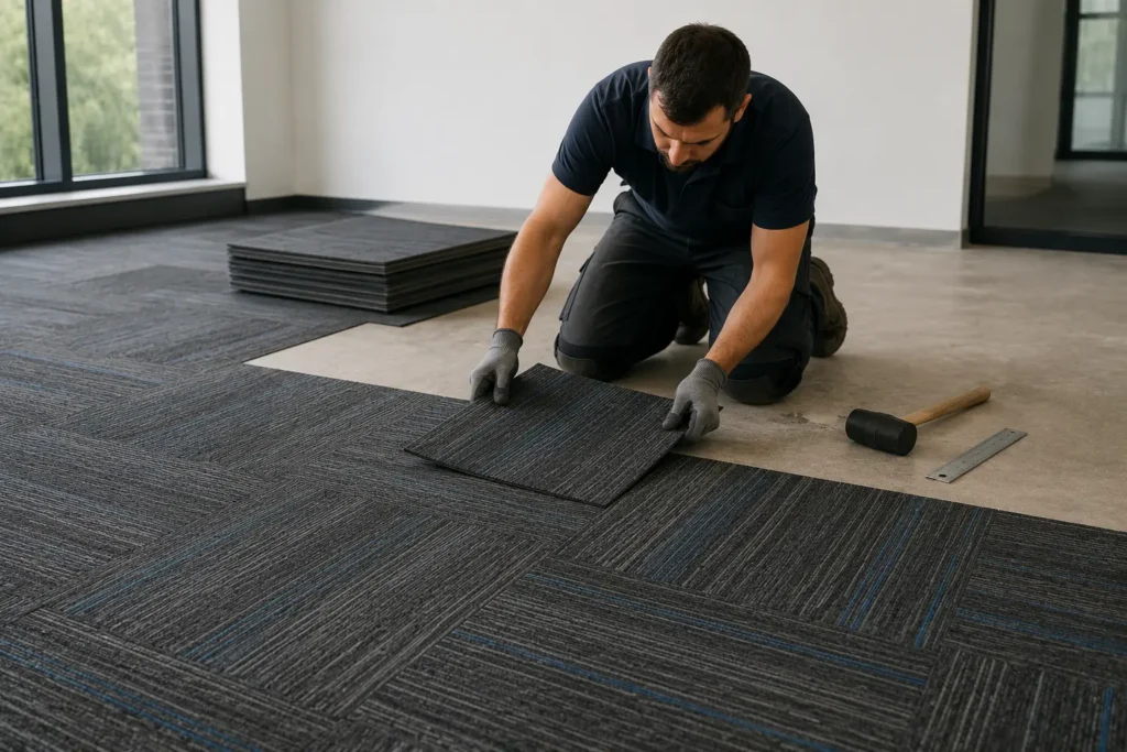 Installation of Carpet Tiles